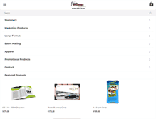 Tablet Screenshot of floridawholesaleprintingonline.com